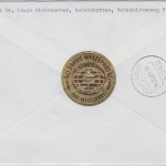 BRD - Anzing Pfadfinderschaft 1988 SST a. Einschreiben n. Haag 1988 ATM