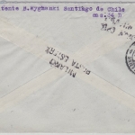 Chile - Santiago 1916 Zensurbrief "via Los Andes" n. Zürich Zensur Mailand