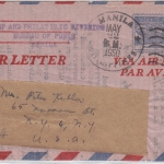 Phillipinen - 20 C. Ganzsache Aerogramm Manila - USA 1950