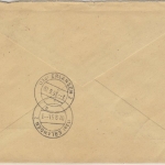 Bizone - Rickenbach ü. Säckingen Poststelle I Einschreibebrief n. Erlangen 1951