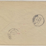 All.Bes. - Bad Münster 1947 Gebühr bezahlt Einschreibebrief n. München 1947