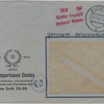 All.Bes. - Emden 5.9.45 Gebühr bezahlt L3 Brief Stempel Sonderform m. Ortsname