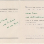 SBZ - Crimmitschau 1948 Gebühr bezahlt Ra2 Ortsbrief/Drucksache Einladung LDPD
