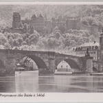 BRD - 10 Pfg Posthorn Touristengrusskarte n. ÖSTERREICH Bad Dürkheim 1953 Zensur