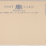 Bermuda - 1/2 P. Victoria Ganzsache Postkarte ungebraucht