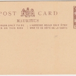 Maurtitius - 2 C. Wappen Ganzsache Postkarte ungebraucht