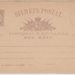 Acoren - 10 R. Überdruck Ganzsache (Portugal) Postkarte ungebraucht