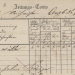 Baden - Villingen L1 a. Zeitungs-Conto 1871