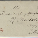 Preussen - Herzberg K2 Francobrief n. Potsdam Inhalt v. Langnaundorf 1847