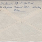 Indien - 14 A. Postflugzeug Luftpostbrief Nasik - ENGLAND 1941 Zensurstempel