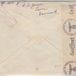 Dänemark - 4x10 Ö. Kinderhilde Zensurbrief Tarm Hamburg/postlagernd 1941 Inhalt