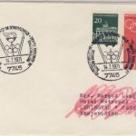 BRD - Postkrieg 20 Pfg. Brandenburg Tor Brief i.d. UDSSR SST Schonach 1971