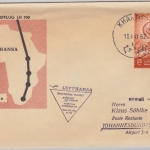 Sudan - Lufthansa 1st-Flug Karthoum - Johannisburg Luftpostdrucksache 1962