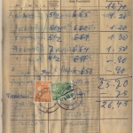 Berlin - 25+10 Pfg. Bauten I Einlieferungsbuchseite Berlin SW77 - Schrift