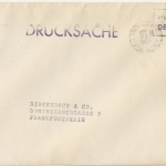 BRD - US-Army/Airforce Postal Service portofr. Dienstbrief Kaiserslautern 1957