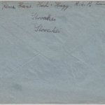 Slowakei - 5 Ks. Volkstrachten u.a. Zensurbrief Einschreiben Vysne Hagy 1943 n.