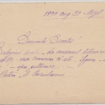 Rumänien - 5 B. Ganzsache Mizil - Bukarest 1890