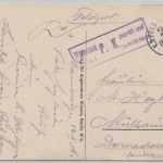 Ukraine - Poddubce Wolhynien zerstörte kath. Kirche sw-AK gelaufen/Feldpost 1916
