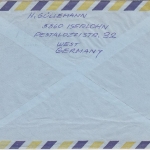 BRD - 100 Pfg UV Luftpostbrief n. SÜDAFRIKA Iserlohn Randburg/Johannesburg 1976