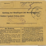 Bayern - 35 Pfg. Germania/Freistaat u.a. Paketkarte Lindau - Nürnberg 14.1.1920