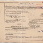 BRD - 60 Pfg. Heuss II 4er-Streifen Paketkarte n. BELGIEN Köln-Schlachthof 1961