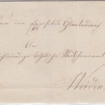 Bayern - Wernberg 1871 K1 m. Jahreszahl Brief 3 Kr. Wappen gez. n. Weiden