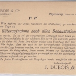 Bayern 3 Pfg Wappen A-Zähnung Drucksache Donau-Schifffahrt Regensburg Fürth 1889