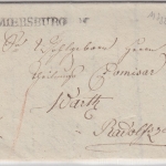 Baden - R3 Moersburg 1830 L1 Francobrief n. Radolfzell mit Inhalt Möggenweiler