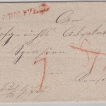 Baden - Radolfzell 1845 Nachnahmebrief n. Konstanz mit Inhalt