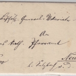 Bayern, 3 Kr. Wappen gez., K1 Eichstädt - Neukirchen 1871 - mit Inhalt