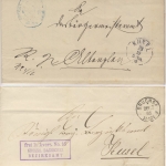 Bayern - Kusel Bruchsal Altenglan 1885 Dienstbrief Wendebrief m. Inhalt