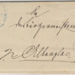 Bayern - Kusel Bruchsal Altenglan 1885 Dienstbrief Wendebrief m. Inhalt