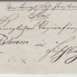 Bayern - Rosenheim 1841 Fingerhut-K1 Dienstbrief n. Fischbachau - mit Inhalt