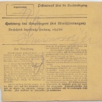 Bayern - 30+10 Pfg. Staatswappen Dienstpaketkarte Zweibrücken 1919 n.