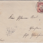 Bayern - Bindlach 1893 K1 Brief 10 Pfg. Wappen n. Thierstein