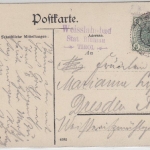 Österreich - Tirol, Tiers farbige Ortsansicht gelaufen n. Dresden 1907