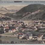 Österreich - Tirol Bozen-Gries Gesamtansicht "zensierte" Farb-AK - gelaufen 1924
