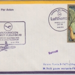 Paraguay - Lufthansa 1st-Flug Asuncion - Frankfurt Luftpostbrief 1975