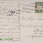 Bayern - Nürnberg Postbote m. Leporello gelaufen 1910 n. Stuttgart,