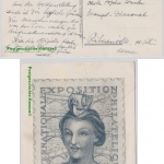 Frankreich - Int. Exposition Philatelique Paris 1937 40 C. Privatganzsache SST