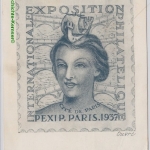 Frankreich - Int. Exposition Philatelique Paris 1937 40 C. Privatganzsache SST