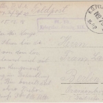 Frankreich - Hirson Dep. Aisne Hospital Briset sw-Fotokarte/Feldpost 1915 n.