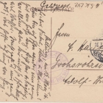Belgien - Warneton Hennegau Rue de Rivage sw-AK/Feldpost n. Großröhrsdorf 1916