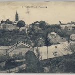 Belgien - Florenville Panorama Ortsansicht sw-AK ungelaufen ca. 1915