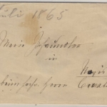 Österreich/Tirol - 5 Kr. Doppeladler Brief K1 Steinach - Deutsch Matrei 1865