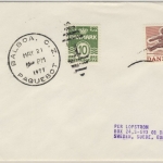 Dänemark - Balboa Paquebot US-Schiffspost-Stpl . Brief n. Schweden 1977