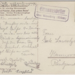 DR - Ettmannsweiler ü. Altensteig Landpost-Ra2 Gasthof sw-AK 1938 n. Hannover