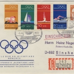 BRD, Olympiade 1972 Ransbach-Baumbach Philatelie d. Olymp. Spiele So.-R-Zettel