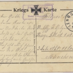 Bayern - Fleck T. Lenggries Posthilfstelle Ra3 Feldpostkarte n. München 1914