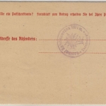 Bayern - Spielmannsau T. Oberstdorf Posthilfstelle viol. Ra3 15 Pfg. Ganzsache